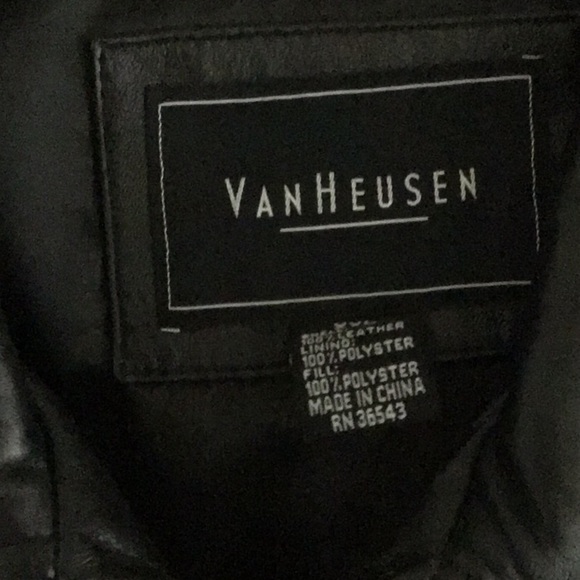 Van Heusen leather jacket - Picture 2 of 4